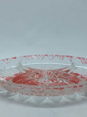 Vintage carved nut dish used 4x19x28.5cm