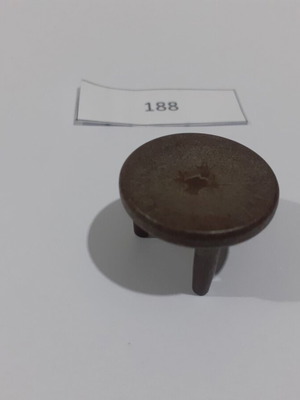 Playmobil stool #188 like new, dark brown