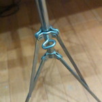 Wittner metal German music stand used with tilt adjustment