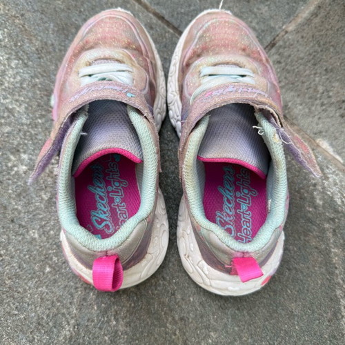 Skechers Lights shoes used size 28 colorful sneakers