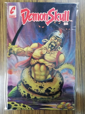 Demon Skull comic used