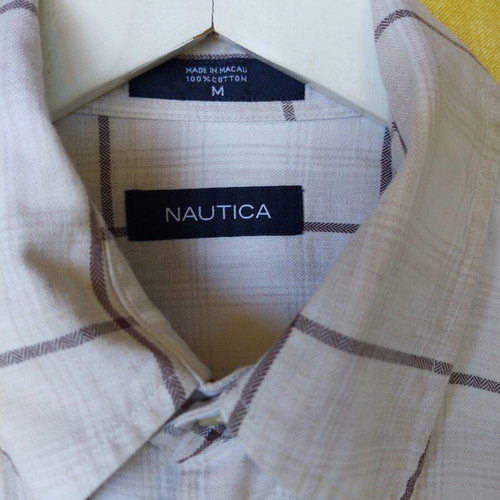 Nautica men's checkered shirt size M