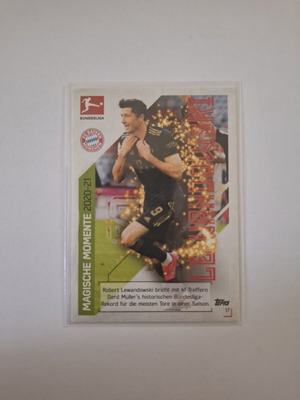 Topps Match Attax Bundesliga 2021-22 Robert Lewandowski Magic Moments