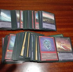 Wyvern collectible card game used, 3 starter decks, 562 cards