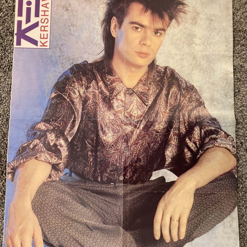 Nik Kershaw - Brooke Shields Insert Poster from Katerina Magazine In good condition Price 9 Euros