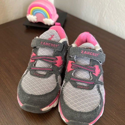 Zakcret sneakers size 27 like new, grey-pink sports shoes