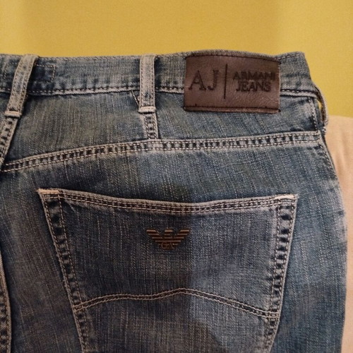 Armani Jeans men's jeans pants used, blue