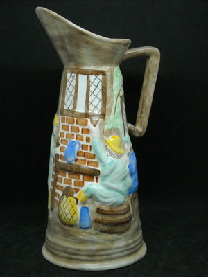 Vintage English vase "English Pub" used H.J.WOOD Ltd