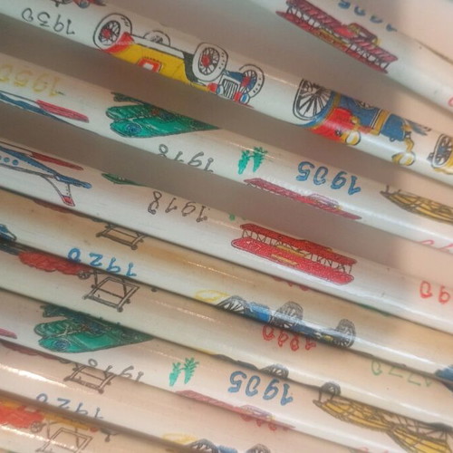 School pencils new, set of 15 pieces
