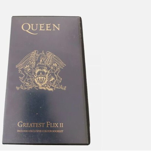Queen Greatest Flix II VHS tape like new, rock