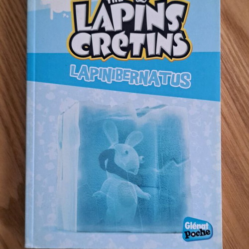 The Lapin Crétins 4 books like new, French
