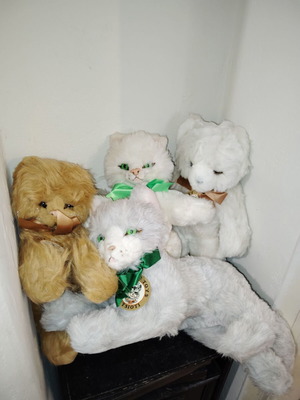 Tsiotas plush toys vintage 70s like new, set of 4