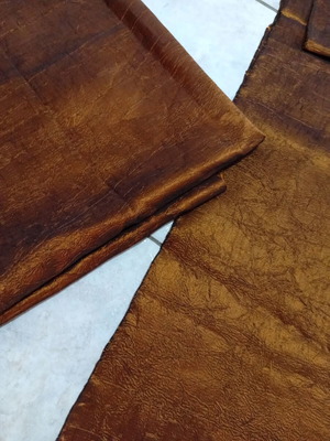 Fabric pieces for curtain, 2.90m height and 68cm width, plus smaller piece