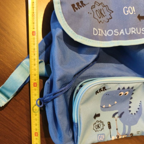 Children's travel set like new, 3 pieces, blue