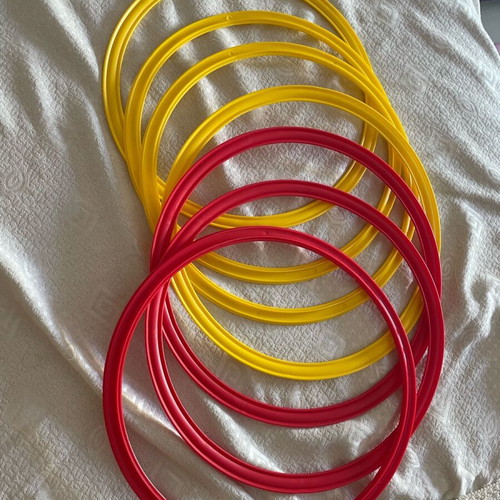 Gym rings for kids like new, ideal for children's physiotherapy
