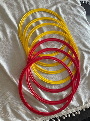 Gym rings for kids like new, ideal for children's physiotherapy