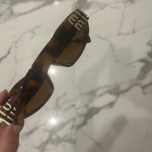 Miu Miu sunglasses like new, brown women's