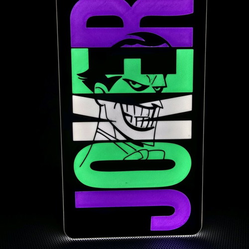 The Joker lightbox like new with USB dimmable light 23x13cm
