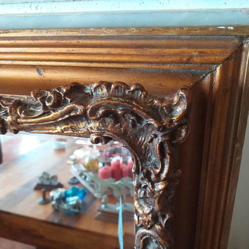 Bijouterie mirror in heavy frame 137x80 cm in very good condition