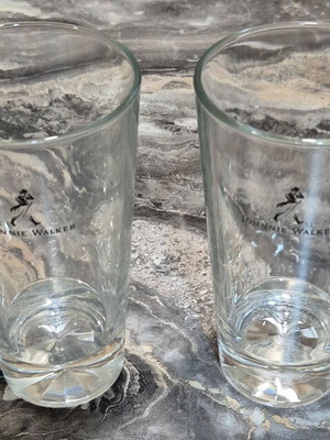 Johnnie Walker collectible glass set of 6 like new