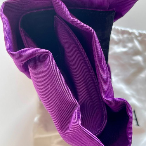 Furla women's clutch bag used, purple