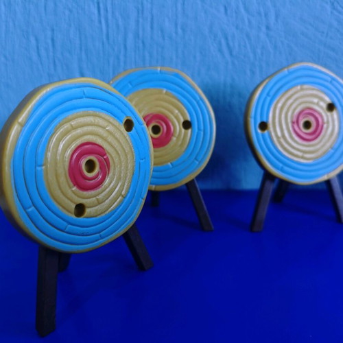 Playmobil Medieval Archery Target new, pack of 5 with tripod
