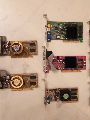 Κάρτες γραφικών low profile μεταχειρισμένες, πακέτο 8 μη τεσταρισμένες