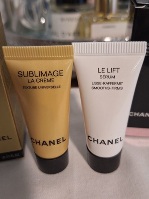 Chanel Le Lift Serum 5ml and Sublimage La Creme 5ml new face care set