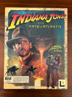 Indiana Jones and the Fate of Atlantis Big Box PC σαν καινούργιο, αγγλικό