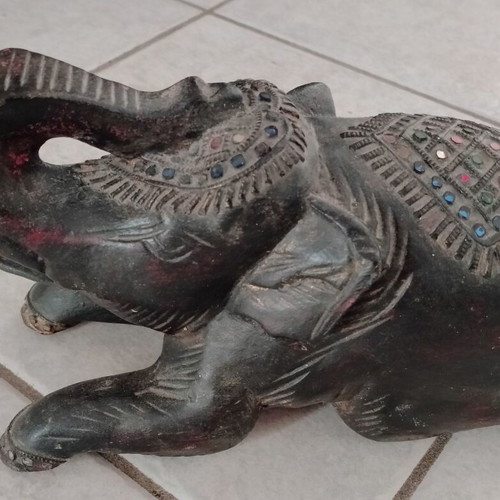 Wooden handmade decorative elephant used from Thailand