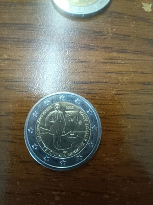 Greece 2 euro 2015 coin used, Spyros Louis