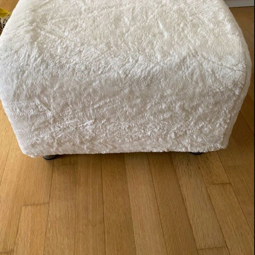 Fabric stool very soft