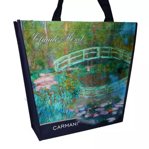 Carmani shoulder bag new with Claude Monet artworks