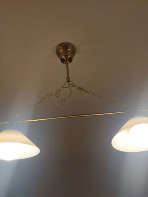 Vintage pendant light fixture