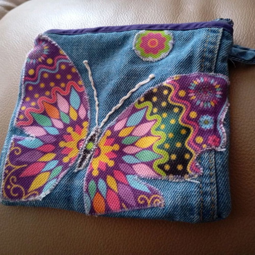 Handbag new, colorful, handmade with decorations