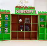 Minecraft Display Stand made to order, Kinder Joy Funko Pop Edition