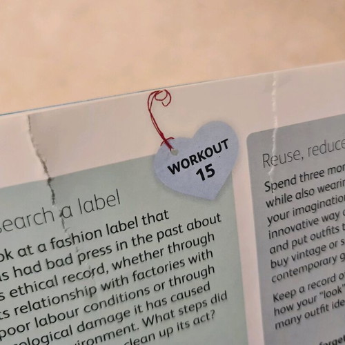 Fashion design book used with small tear