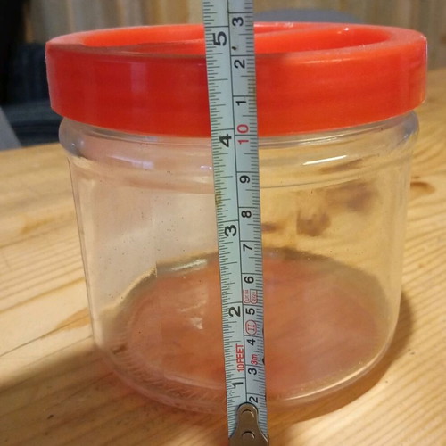 Glass jars with lid used, pack of 20, 1000ml