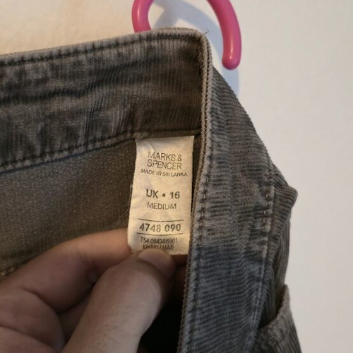Marks & Spencer women's pants set like new, sizes 44 and 46, khaki and grey
