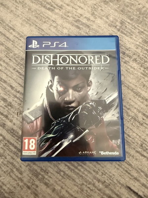 Dishonored Death of the Outsider PS4 game like new