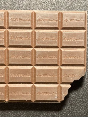 Chocolate notebook in good condition