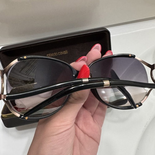 Roberto Cavalli Hamal RC 895 women's sunglasses new, black and gold