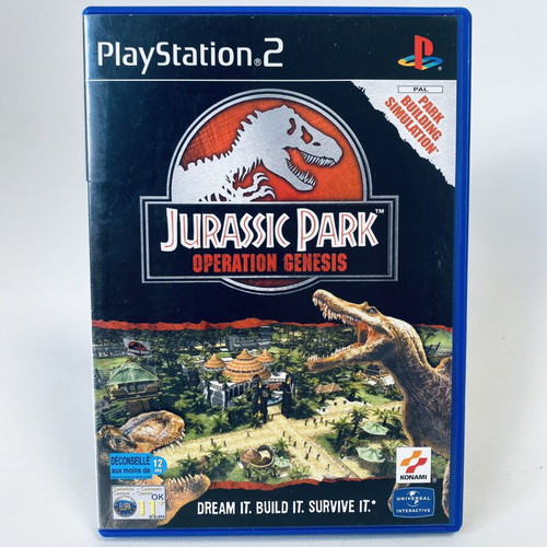 Jurassic Park Operation Genesis PlayStation 2 game like new, English