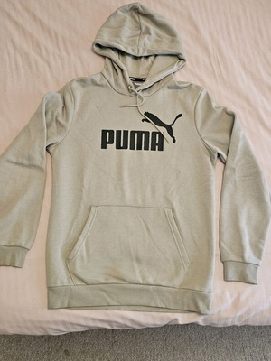 Puma beige hoodie men's Small like new