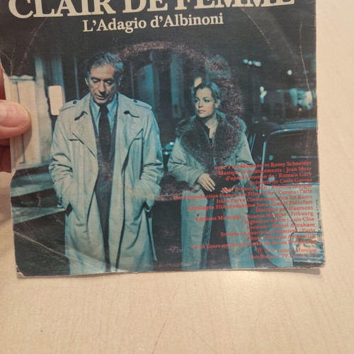 Clair De Femme 7" βινύλιο single μεταχειρισμένο, Jean Musy μουσική 1979