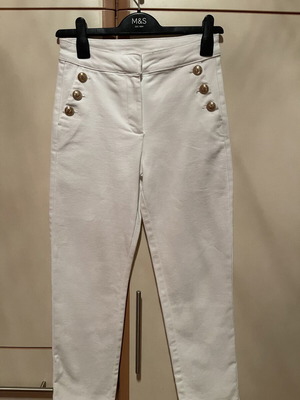Calzedonia jeans beige elastic, like new, size S
