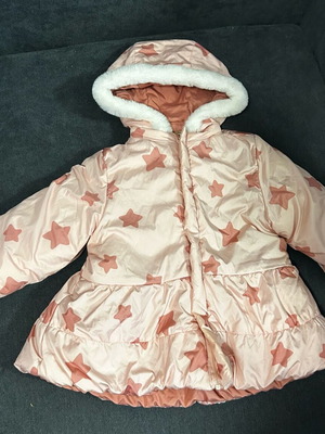 Mayoral pink jacket with stars 18 months like new, 86cm