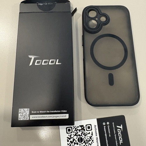 Tocol magnetic case for iPhone 16 used, MagSafe compatible