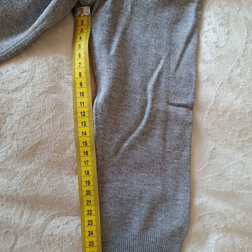Women's blouse like new, 3/4 sleeve, gray, size S