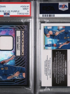 Messi PSA 9 Galaxy Gear Relics card 1/50 like new